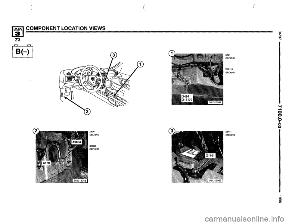 BMW Z3 ROADSTER 1996 E36 Electrical Troubleshooting Manual BMW Z3 ROADSTER 1996 E36 Electrical Troubleshooting Manual