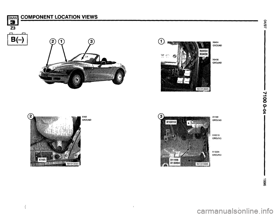 BMW Z3 ROADSTER 1996 E36 Electrical Troubleshooting Manual BMW Z3 ROADSTER 1996 E36 Electrical Troubleshooting Manual
