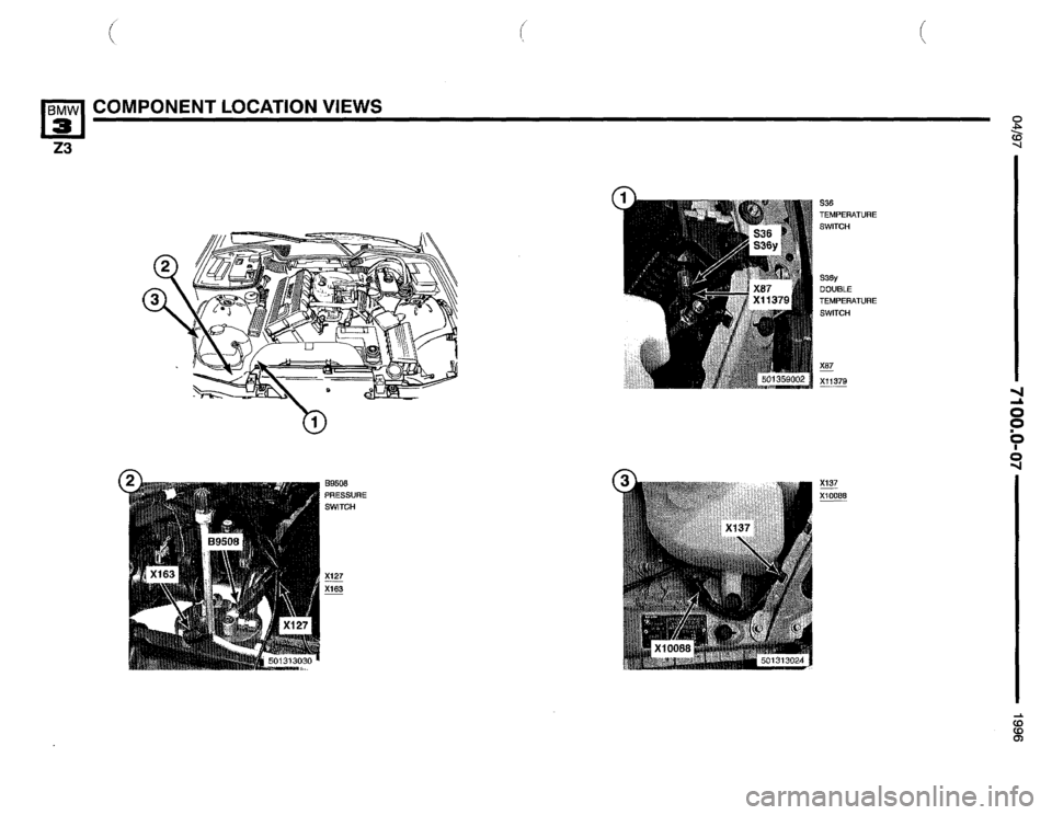 BMW Z3 ROADSTER 1996 E36 Electrical Troubleshooting Manual BMW Z3 ROADSTER 1996 E36 Electrical Troubleshooting Manual