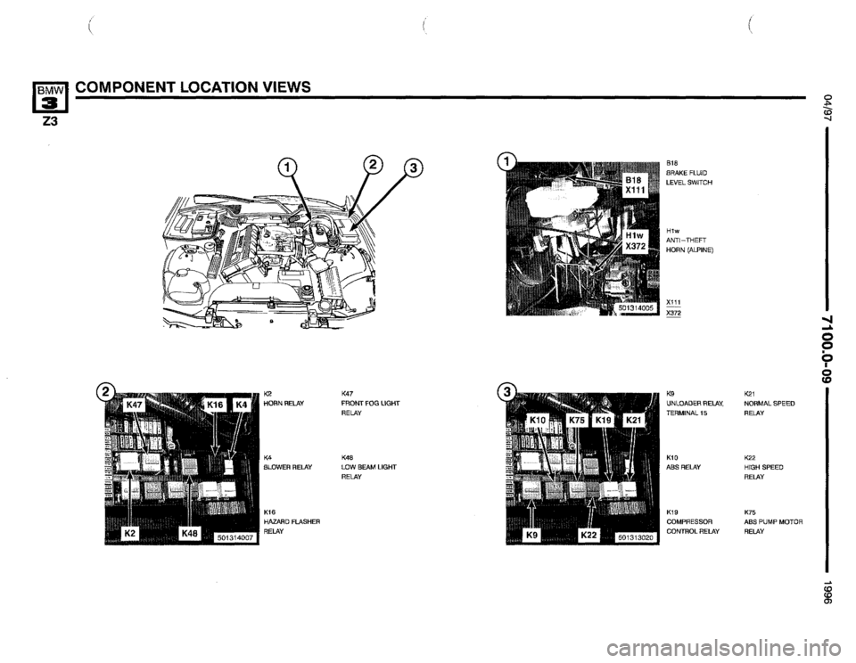 BMW Z3 ROADSTER 1996 E36 Electrical Troubleshooting Manual BMW Z3 ROADSTER 1996 E36 Electrical Troubleshooting Manual