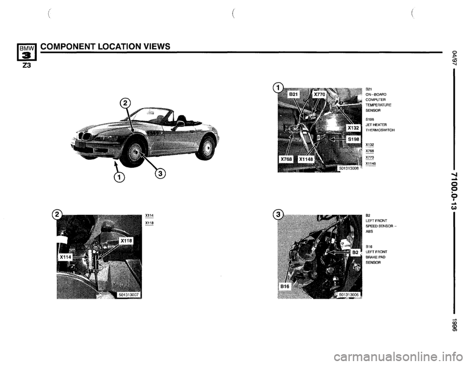 BMW Z3 ROADSTER 1996 E36 Electrical Troubleshooting Manual BMW Z3 ROADSTER 1996 E36 Electrical Troubleshooting Manual