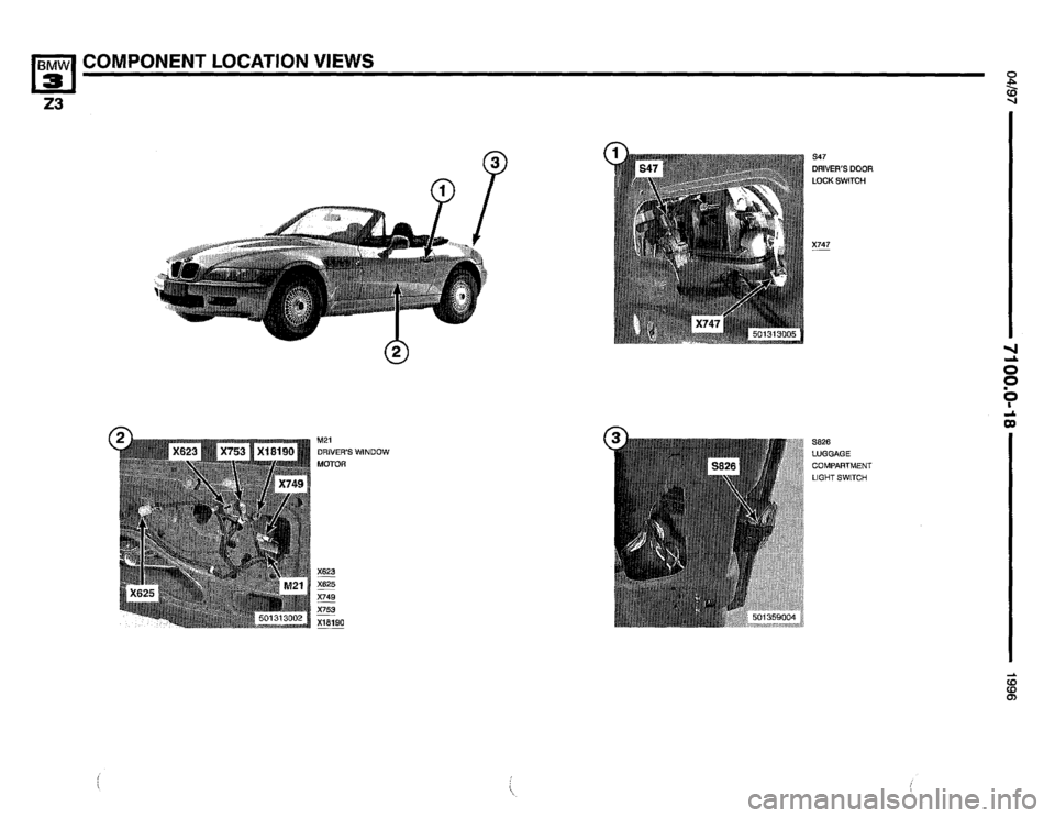 BMW Z3 ROADSTER 1996 E36 Electrical Troubleshooting Manual BMW Z3 ROADSTER 1996 E36 Electrical Troubleshooting Manual