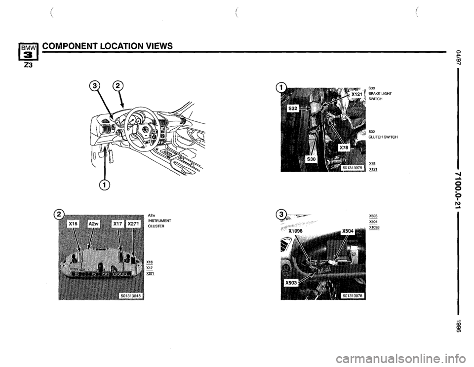 BMW Z3 ROADSTER 1996 E36 Electrical Troubleshooting Manual BMW Z3 ROADSTER 1996 E36 Electrical Troubleshooting Manual