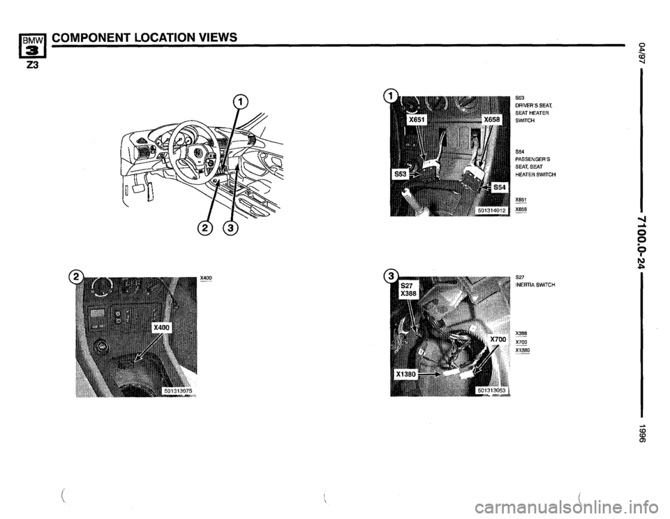 BMW Z3 ROADSTER 1996 E36 Electrical Troubleshooting Manual BMW Z3 ROADSTER 1996 E36 Electrical Troubleshooting Manual