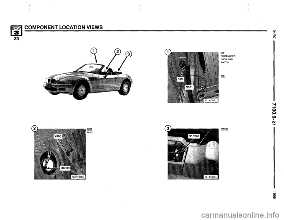 BMW Z3 ROADSTER 1996 E36 Electrical Troubleshooting Manual BMW Z3 ROADSTER 1996 E36 Electrical Troubleshooting Manual