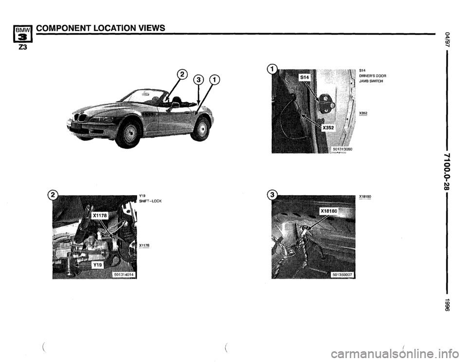 BMW Z3 ROADSTER 1996 E36 Electrical Troubleshooting Manual BMW Z3 ROADSTER 1996 E36 Electrical Troubleshooting Manual