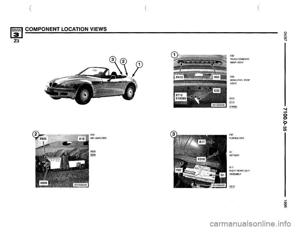 BMW Z3 ROADSTER 1996 E36 Electrical Troubleshooting Manual BMW Z3 ROADSTER 1996 E36 Electrical Troubleshooting Manual