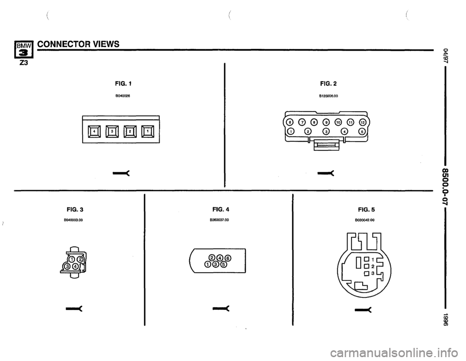 BMW Z3 ROADSTER 1996 E36 Electrical Troubleshooting Manual BMW Z3 ROADSTER 1996 E36 Electrical Troubleshooting Manual