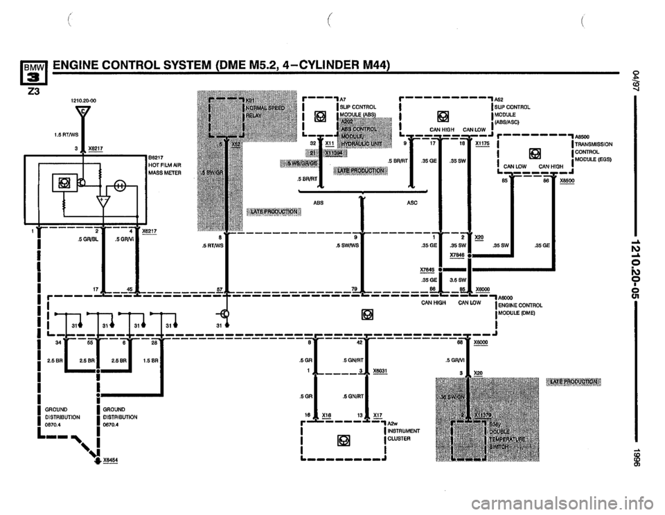 BMW Z3 ROADSTER 1996 E36 Electrical Troubleshooting Manual BMW Z3 ROADSTER 1996 E36 Electrical Troubleshooting Manual