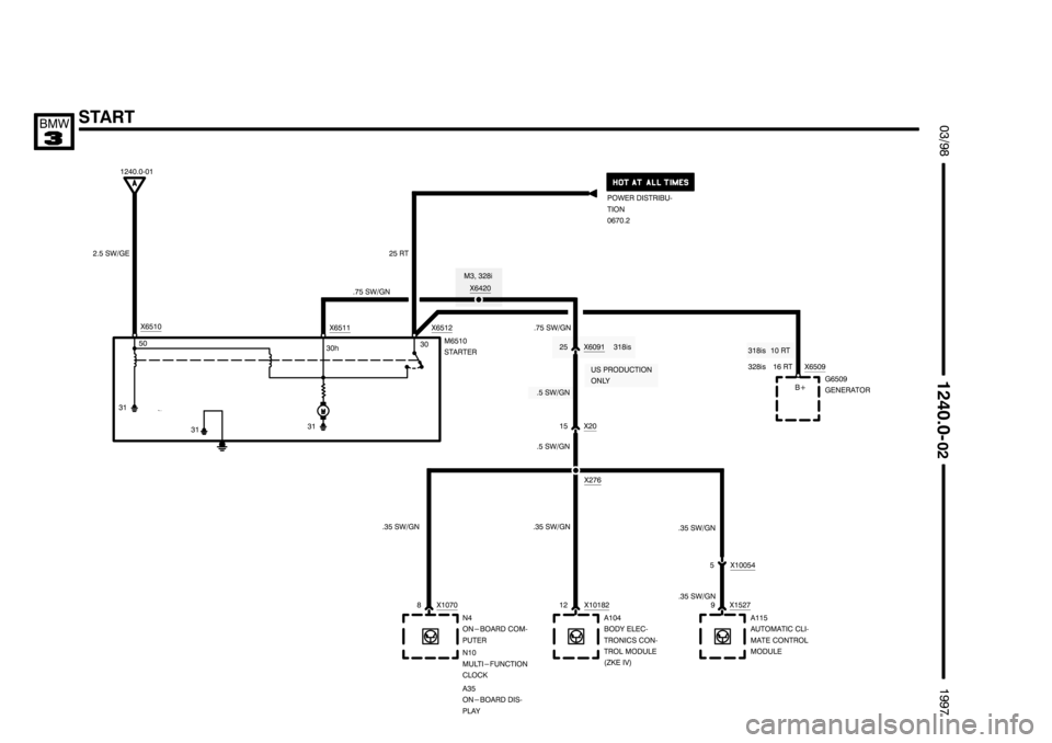 BMW 318i 1997 E36 Electrical Troubleshooting Manual ....................
.................... ....................
	
*	+

