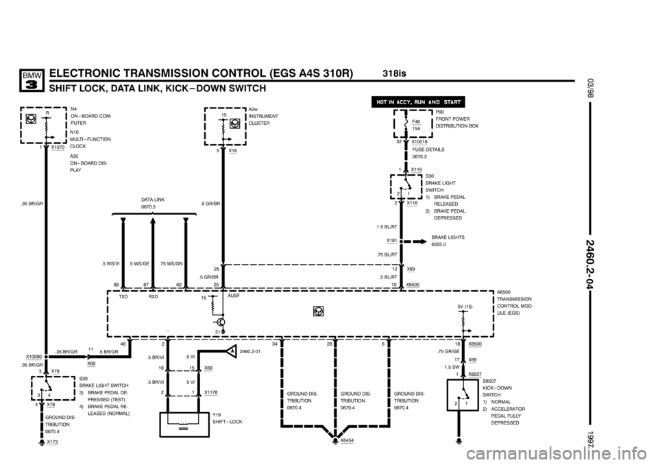BMW 318i 1997 E36 Electrical Troubleshooting Manual ********************
******************** ********************
(
)	
