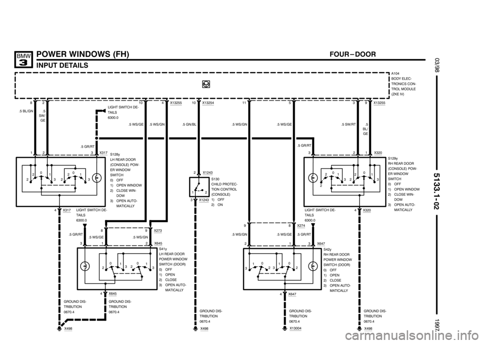 BMW 318i 1997 E36 Electrical Troubleshooting Manual ++++++++++++++++++++
++++++++++++++++++++ ++++++++++++++++++++
)
*
