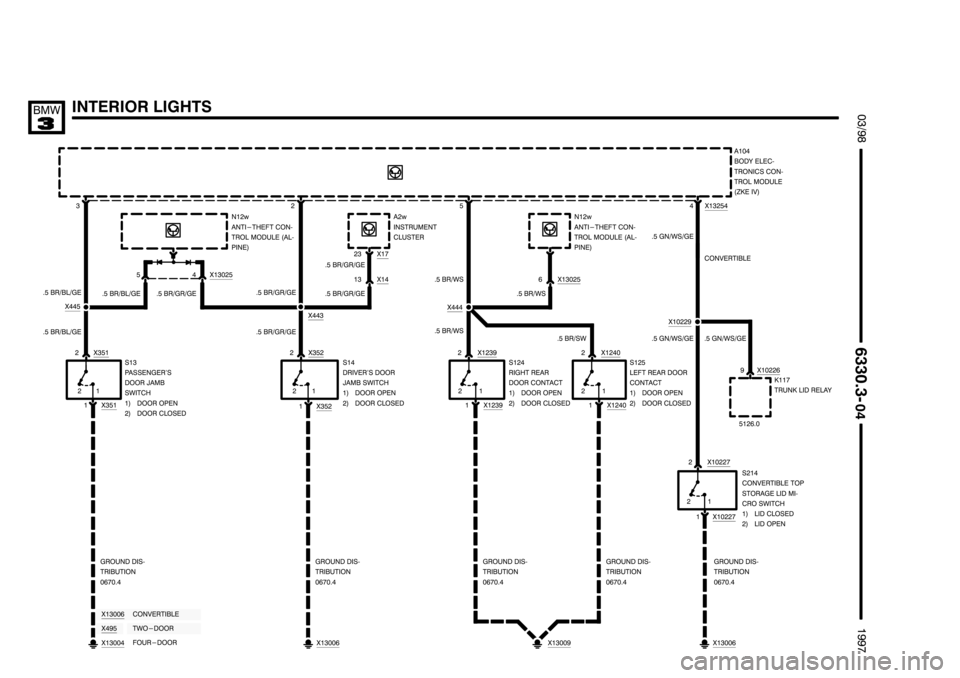 BMW 318i 1997 E36 Electrical Troubleshooting Manual --------------------
-------------------- --------------------

	+,