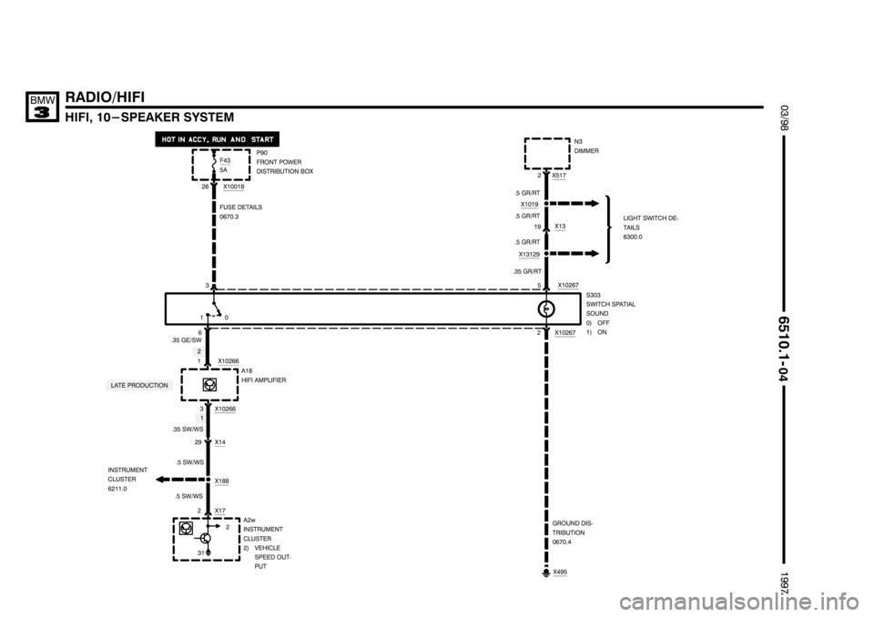 BMW 318i 1997 E36 Electrical Troubleshooting Manual 
 
%	&
