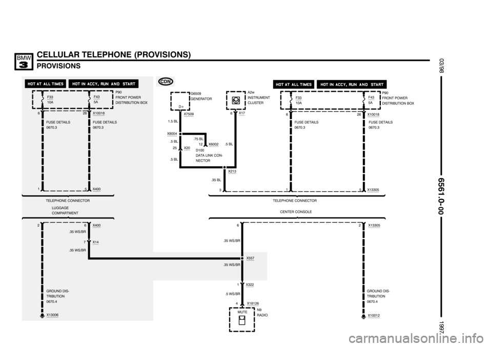 BMW 318i 1997 E36 Electrical Troubleshooting Manual 
 
%	&