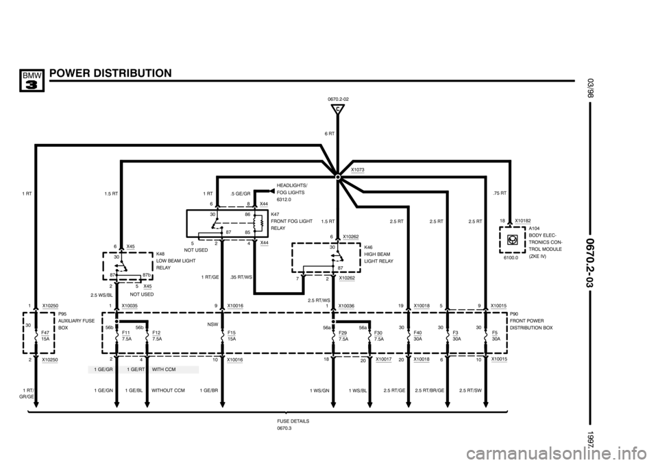 BMW 318i 1997 E36 Electrical Troubleshooting Manual --------------------
-------------------- --------------------
)
,
