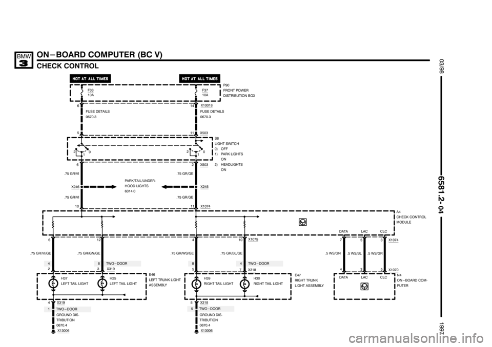 BMW 318i 1997 E36 Electrical Troubleshooting Manual ))))))))))))))))))))\

))))))))))))))))))))\
 ))))))))))))))))))))\

