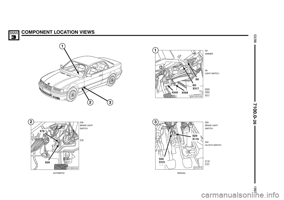 BMW 318i 1997 E36 Electrical Troubleshooting Manual ###############################################################
	!
"