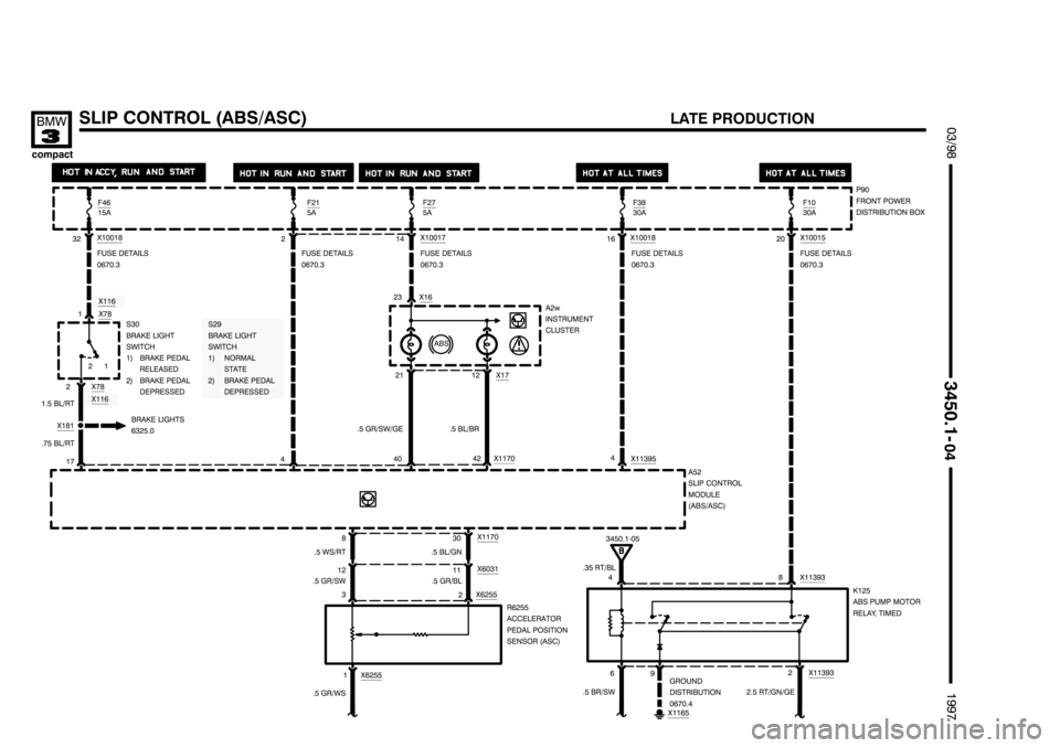 BMW 318ti 1997 E36 Electrical Troubleshooting Manual ********************
******************** ********************

	(	)
