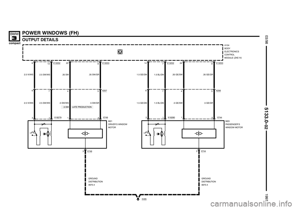 BMW 318ti 1997 E36 Electrical Troubleshooting Manual ********************
******************** ********************

	(	)
	