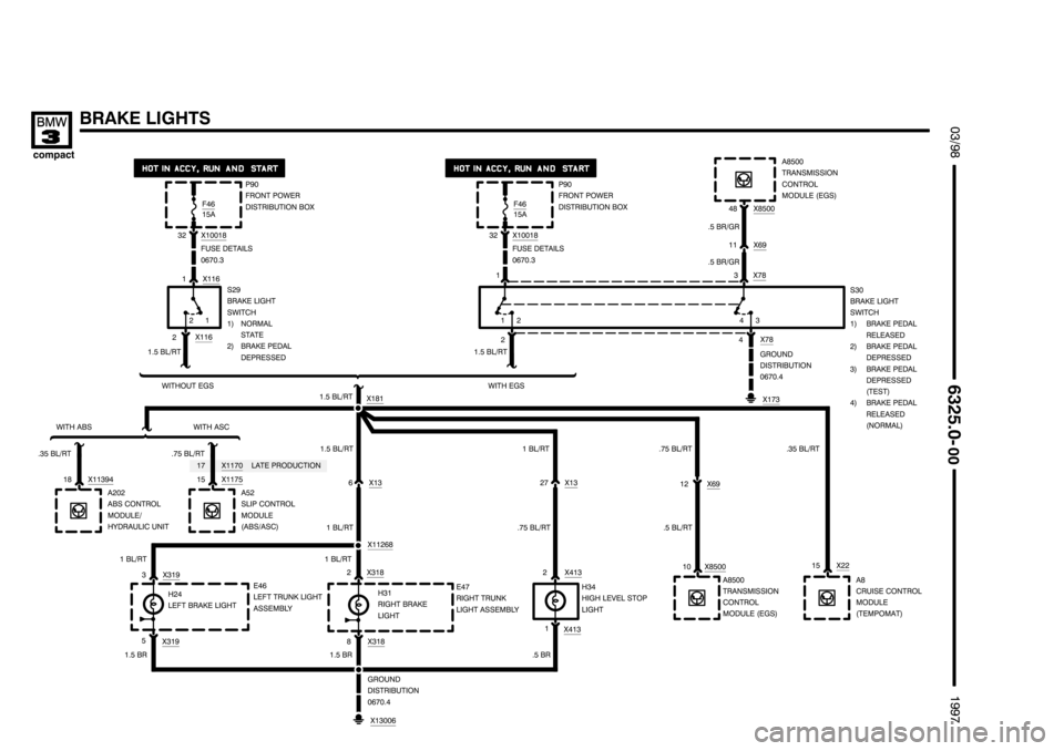 BMW 318ti 1997 E36 Electrical Troubleshooting Manual ********************
******************** ********************
(
)
	