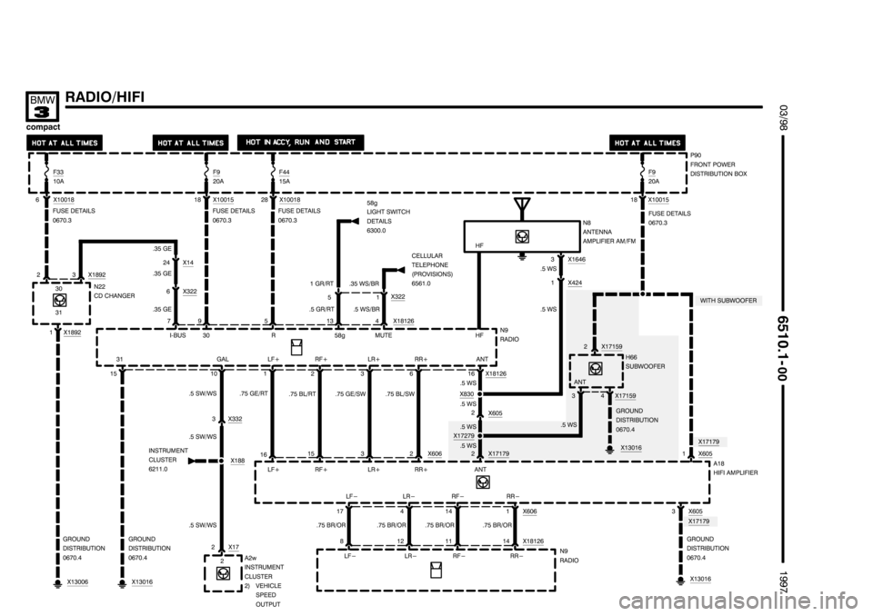 BMW 318ti 1997 E36 Electrical Troubleshooting Manual ********************
******************** ********************

		(
	