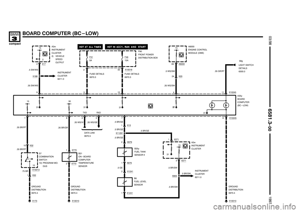 BMW 318ti 1997 E36 Electrical Troubleshooting Manual ********************
******************** ********************

(

