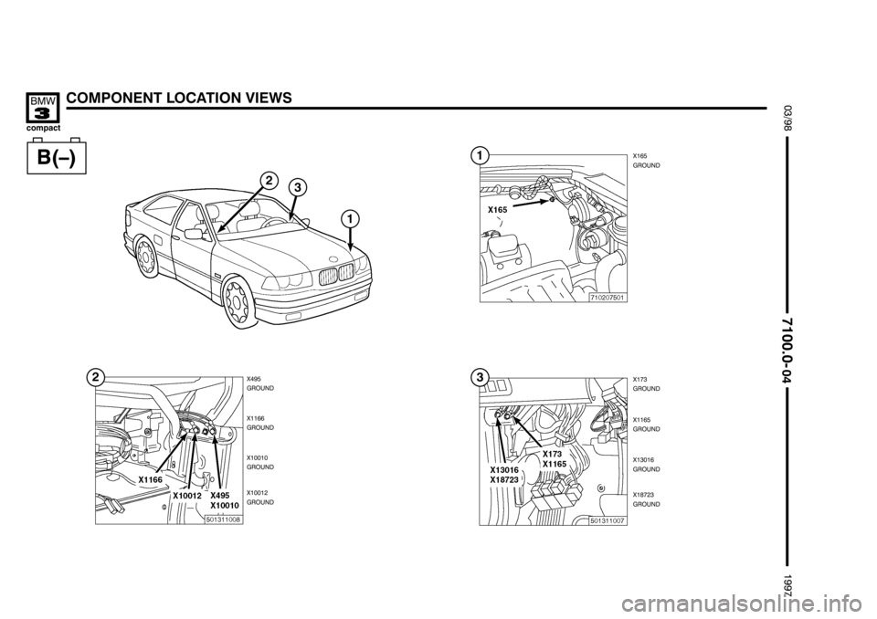 BMW 318ti 1997 E36 Electrical Troubleshooting Manual \
\
\

	