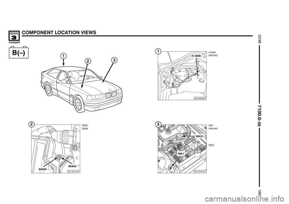 BMW 318ti 1997 E36 Electrical Troubleshooting Manual \
\
\

