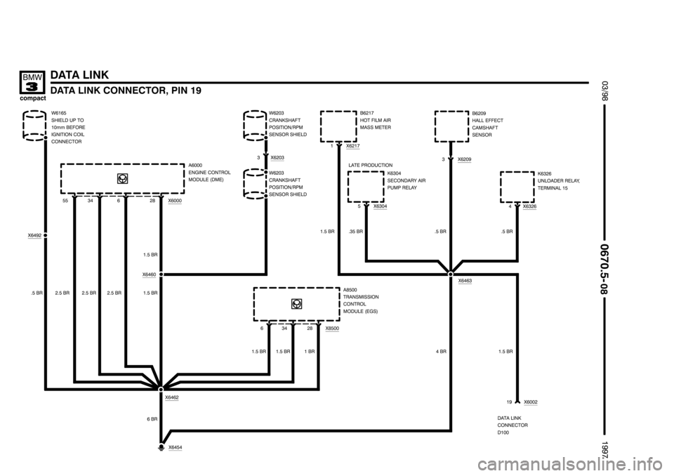 BMW 318ti 1997 E36 Electrical Troubleshooting Manual ********************
******************** ********************

	(	)