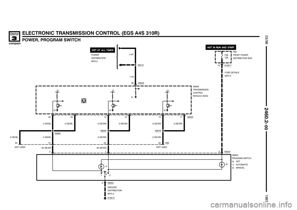 BMW 318ti 1997 E36 Electrical Troubleshooting Manual 
 
%
&	
