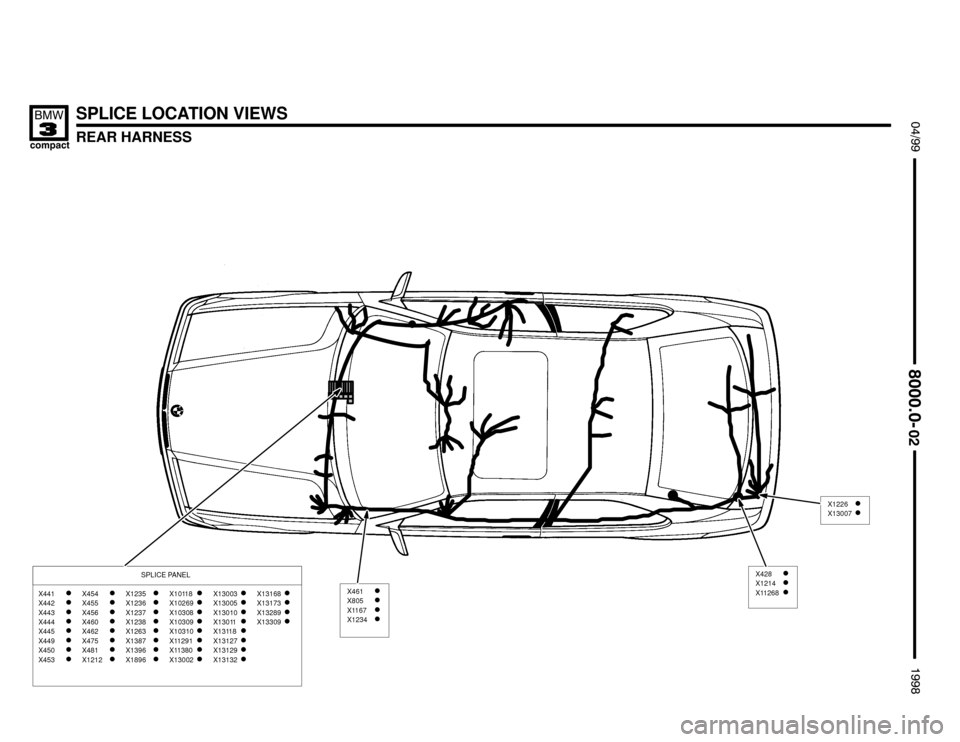 BMW 318ti 1998 E36 Electrical Troubleshooting Manual X441X442X443X444X445X449X450X453
X454X455X456X460X462X475X481X1212
X1235X1236X1237X1238X1263X1387X1396X1896
X10118X10269X10308 
X10309 
X10310 
X11291X11380X13002
X1300