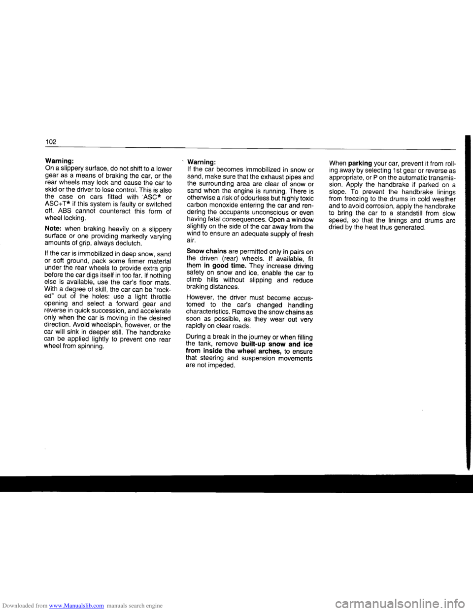 BMW 7 SERIES 1994 E38 Owners Manual Downloaded from www.Manualslib.com manuals search engine BMW 7 SERIES 1994 E38 Owners Manual Downloaded from www.Manualslib.com manuals search engine