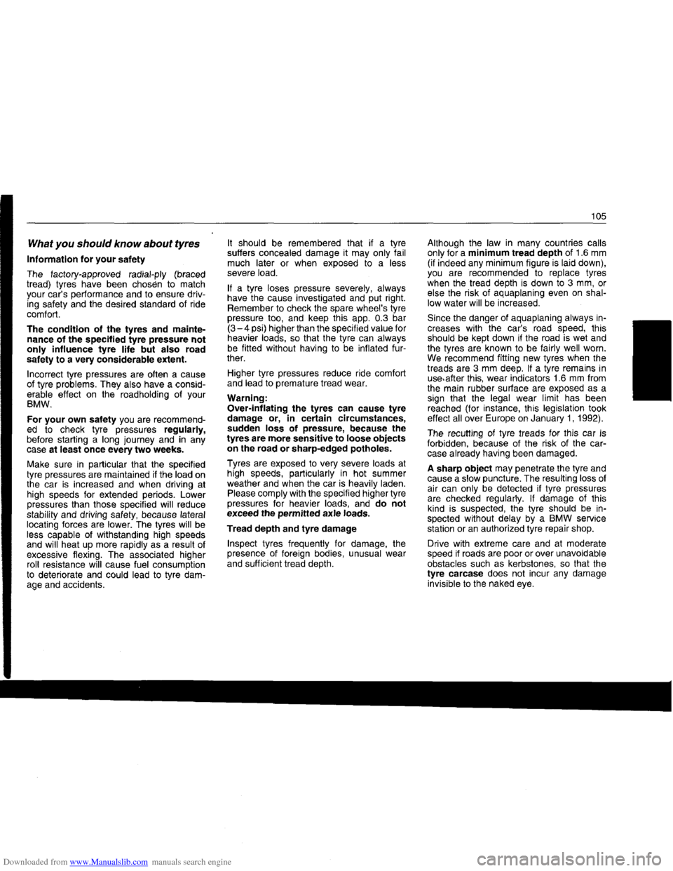 BMW 7 SERIES 1994 E38 Owners Manual Downloaded from www.Manualslib.com manuals search engine BMW 7 SERIES 1994 E38 Owners Manual Downloaded from www.Manualslib.com manuals search engine