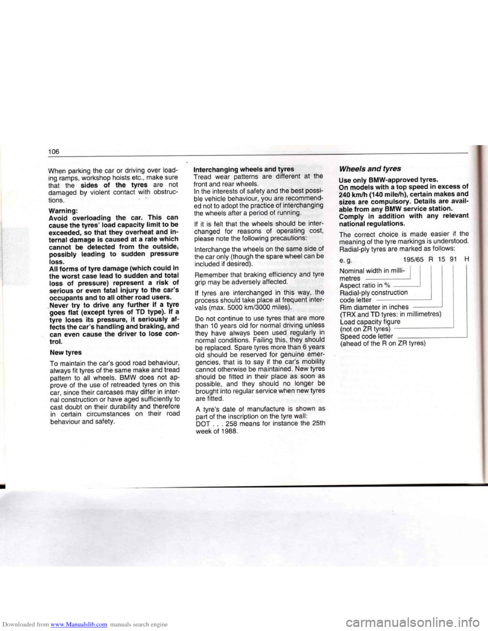 BMW 7 SERIES 1994 E38 Owners Manual Downloaded from www.Manualslib.com manuals search engine BMW 7 SERIES 1994 E38 Owners Manual Downloaded from www.Manualslib.com manuals search engine