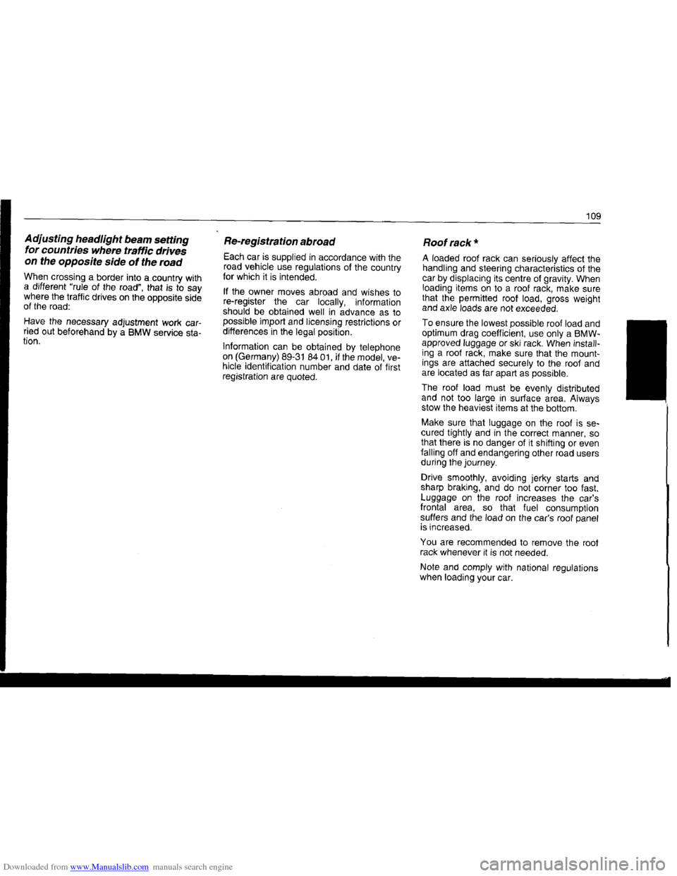 BMW 7 SERIES 1994 E38 Owners Manual Downloaded from www.Manualslib.com manuals search engine BMW 7 SERIES 1994 E38 Owners Manual Downloaded from www.Manualslib.com manuals search engine