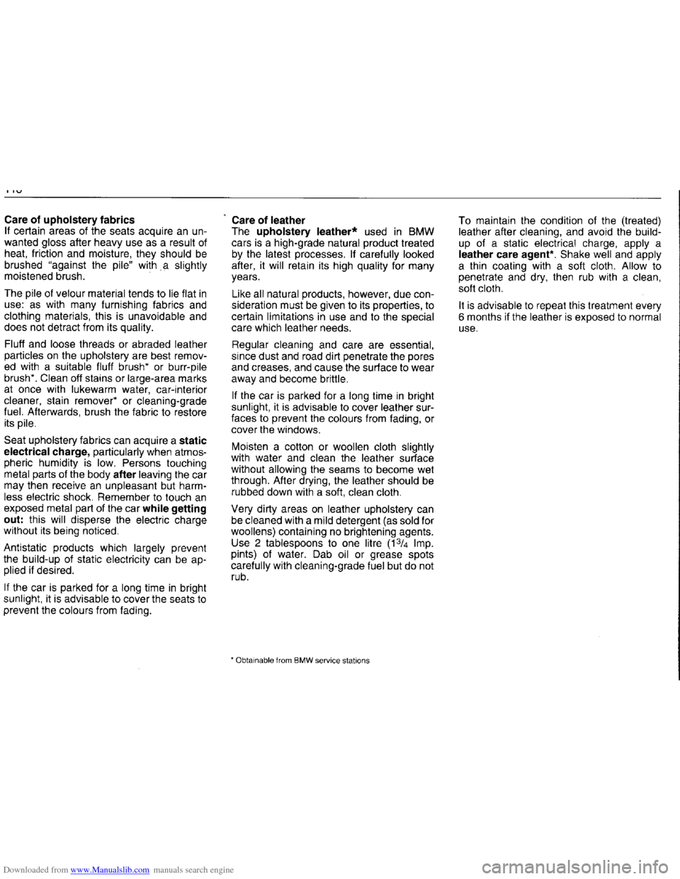 BMW 7 SERIES 1994 E38 Owners Manual Downloaded from www.Manualslib.com manuals search engine BMW 7 SERIES 1994 E38 Owners Manual Downloaded from www.Manualslib.com manuals search engine