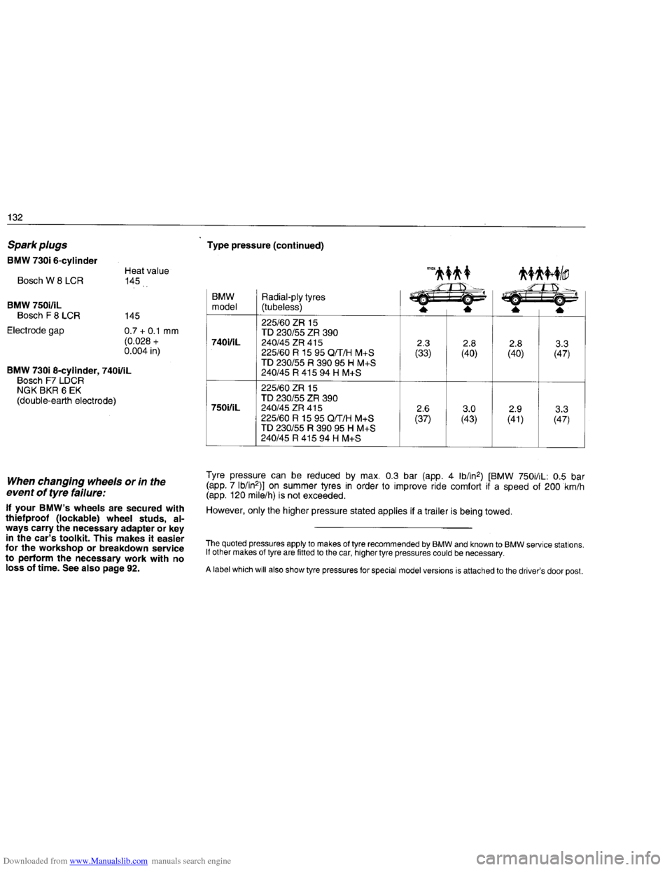 BMW 7 SERIES 1994 E38 Owners Manual Downloaded from www.Manualslib.com manuals search engine BMW 7 SERIES 1994 E38 Owners Manual Downloaded from www.Manualslib.com manuals search engine