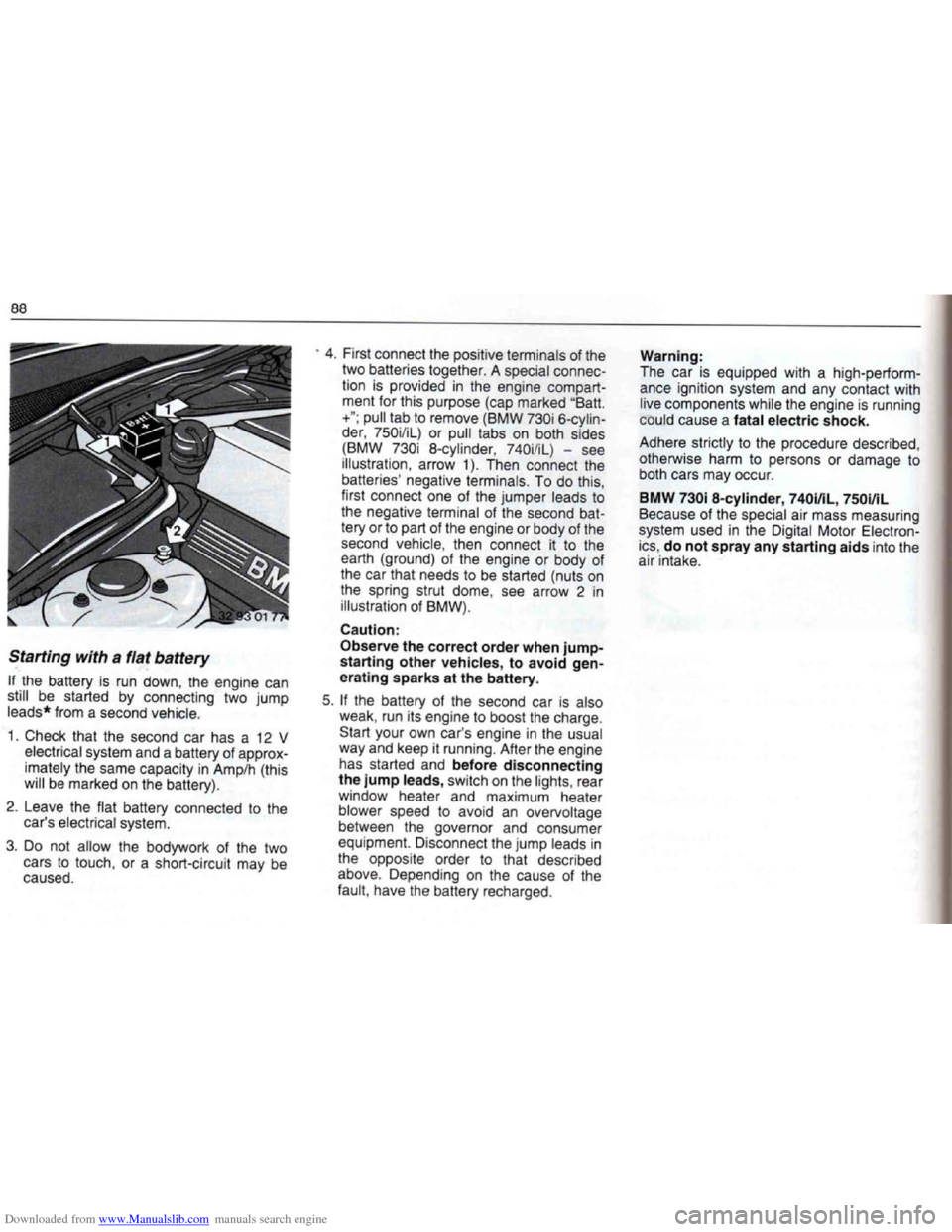 BMW 7 SERIES 1994 E38 Manual Online Downloaded from www.Manualslib.com manuals search engine BMW 7 SERIES 1994 E38 Manual Online Downloaded from www.Manualslib.com manuals search engine