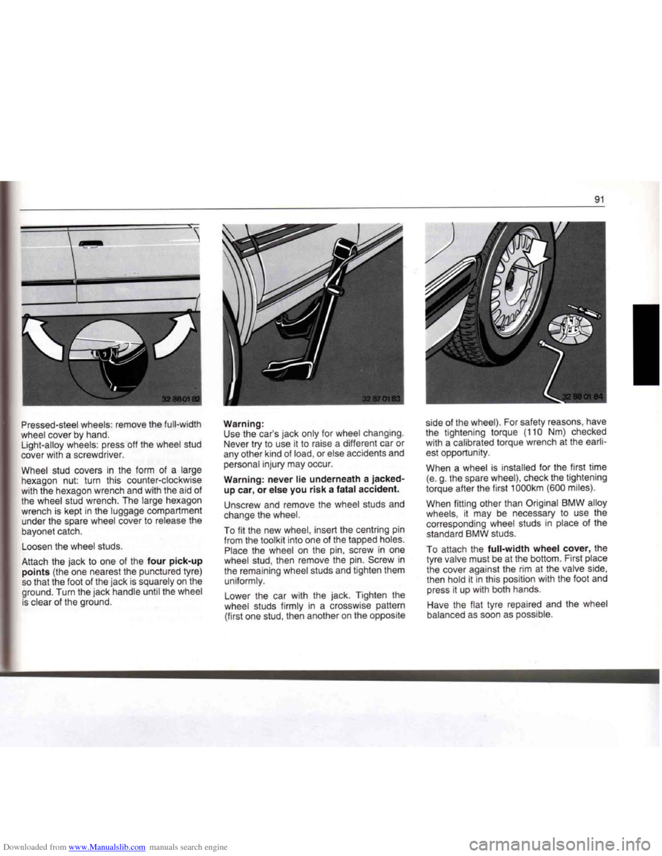 BMW 7 SERIES 1994 E38 Owners Manual Downloaded from www.Manualslib.com manuals search engine BMW 7 SERIES 1994 E38 Owners Manual Downloaded from www.Manualslib.com manuals search engine