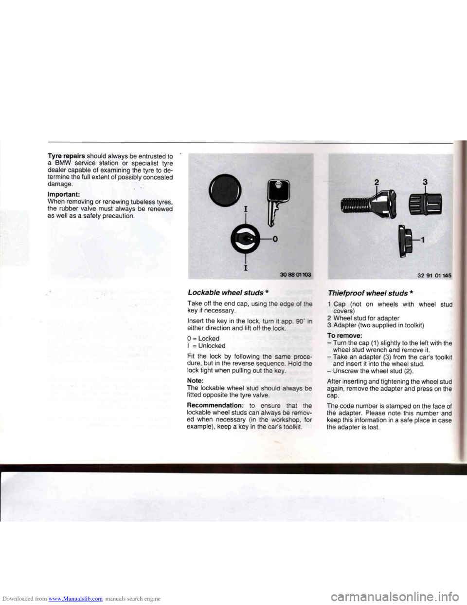 BMW 7 SERIES 1994 E38 Owners Manual Downloaded from www.Manualslib.com manuals search engine BMW 7 SERIES 1994 E38 Owners Manual Downloaded from www.Manualslib.com manuals search engine