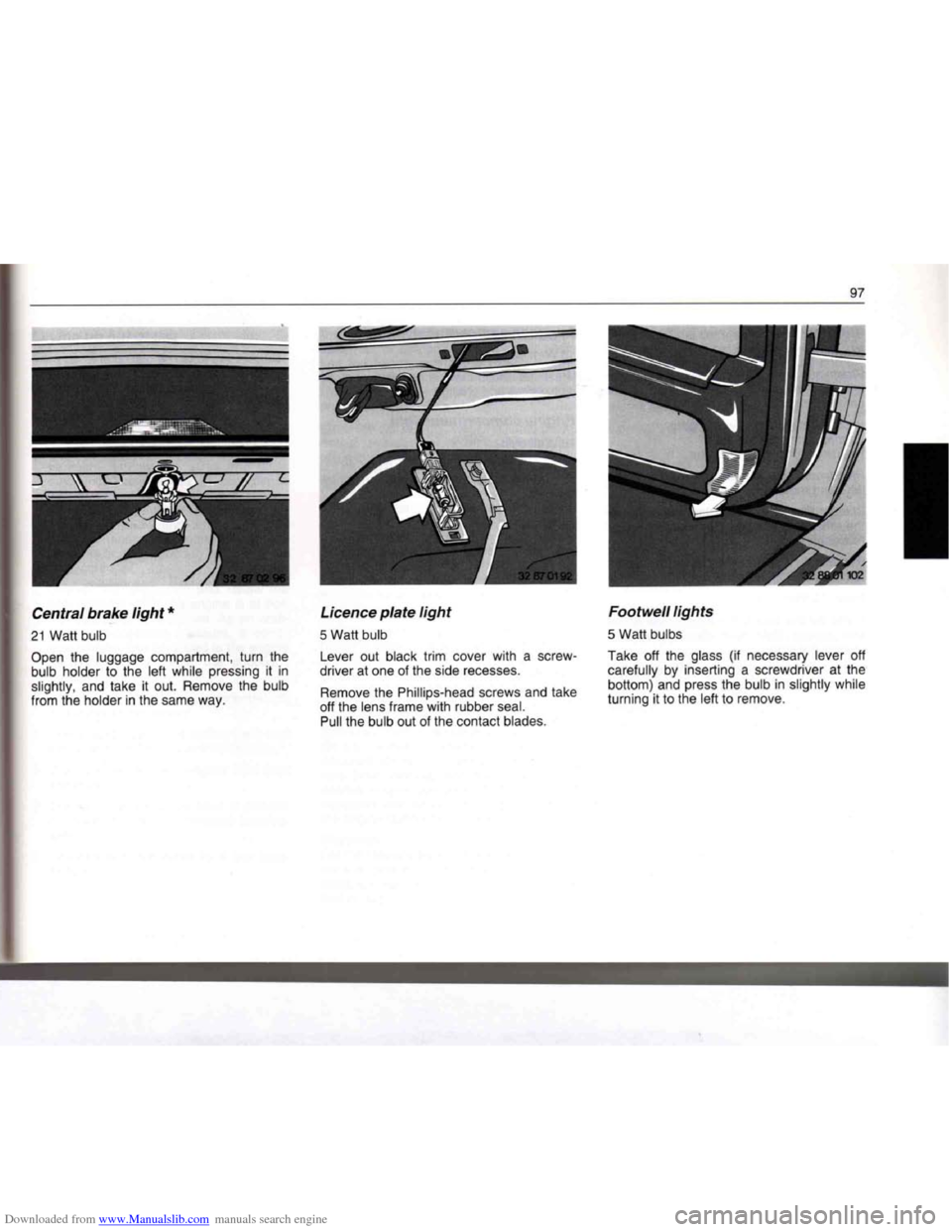 BMW 7 SERIES 1994 E38 Owners Manual Downloaded from www.Manualslib.com manuals search engine BMW 7 SERIES 1994 E38 Owners Manual Downloaded from www.Manualslib.com manuals search engine