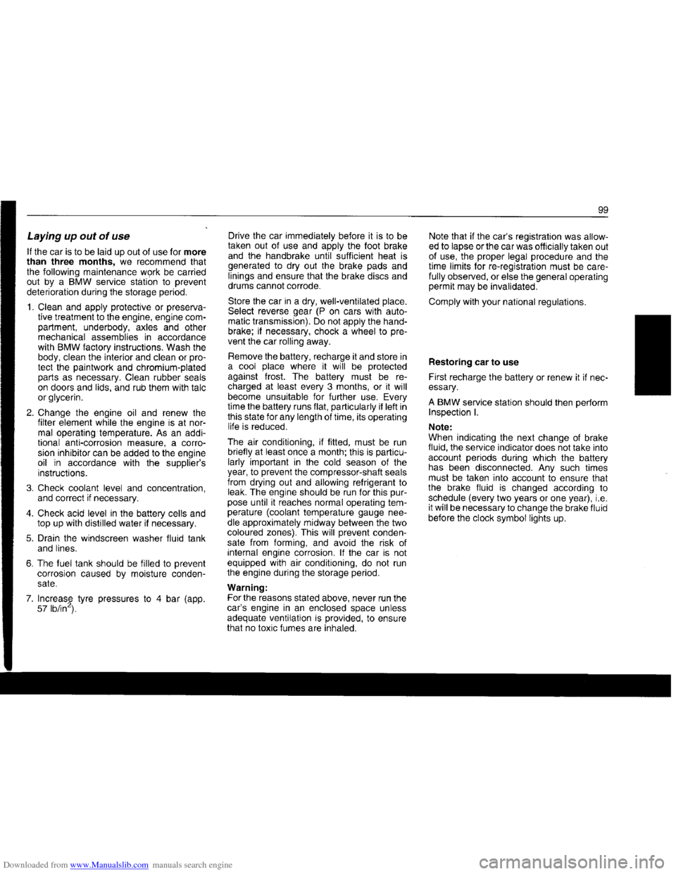 BMW 7 SERIES 1994 E38 Owners Manual Downloaded from www.Manualslib.com manuals search engine BMW 7 SERIES 1994 E38 Owners Manual Downloaded from www.Manualslib.com manuals search engine
