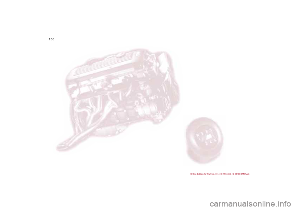 BMW M3 COUPE 2001 E46 Owners Manual 156n BMW M3 COUPE 2001 E46 Owners Manual 156n