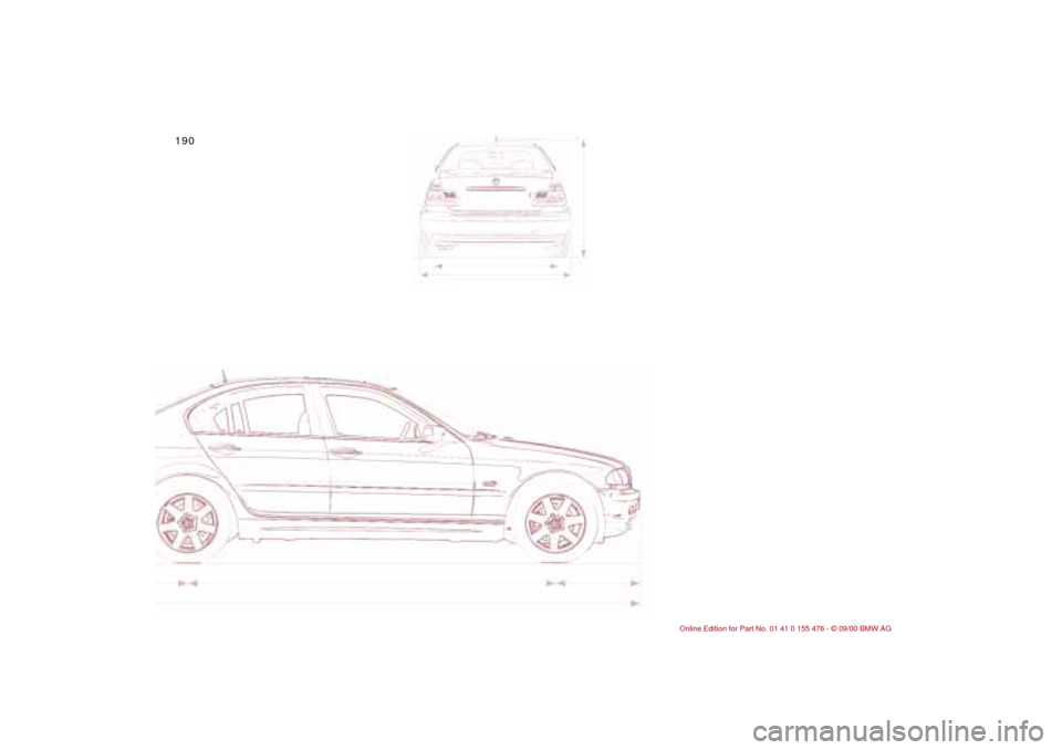 BMW 330i SEDAN 2001 E46 Owners Manual 190n BMW 330i SEDAN 2001 E46 Owners Manual 190n