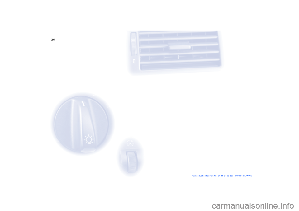 BMW M3 COUPE 2002 E46 Owners Guide 26n
Controls 