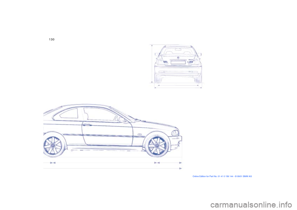 BMW 330Ci COUPE 2002 E46 Owners Manual 130n 