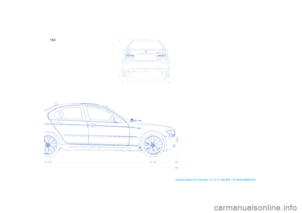 BMW 330i SEDAN 2003 E46 Owners Manual 150 BMW 330i SEDAN 2003 E46 Owners Manual 150