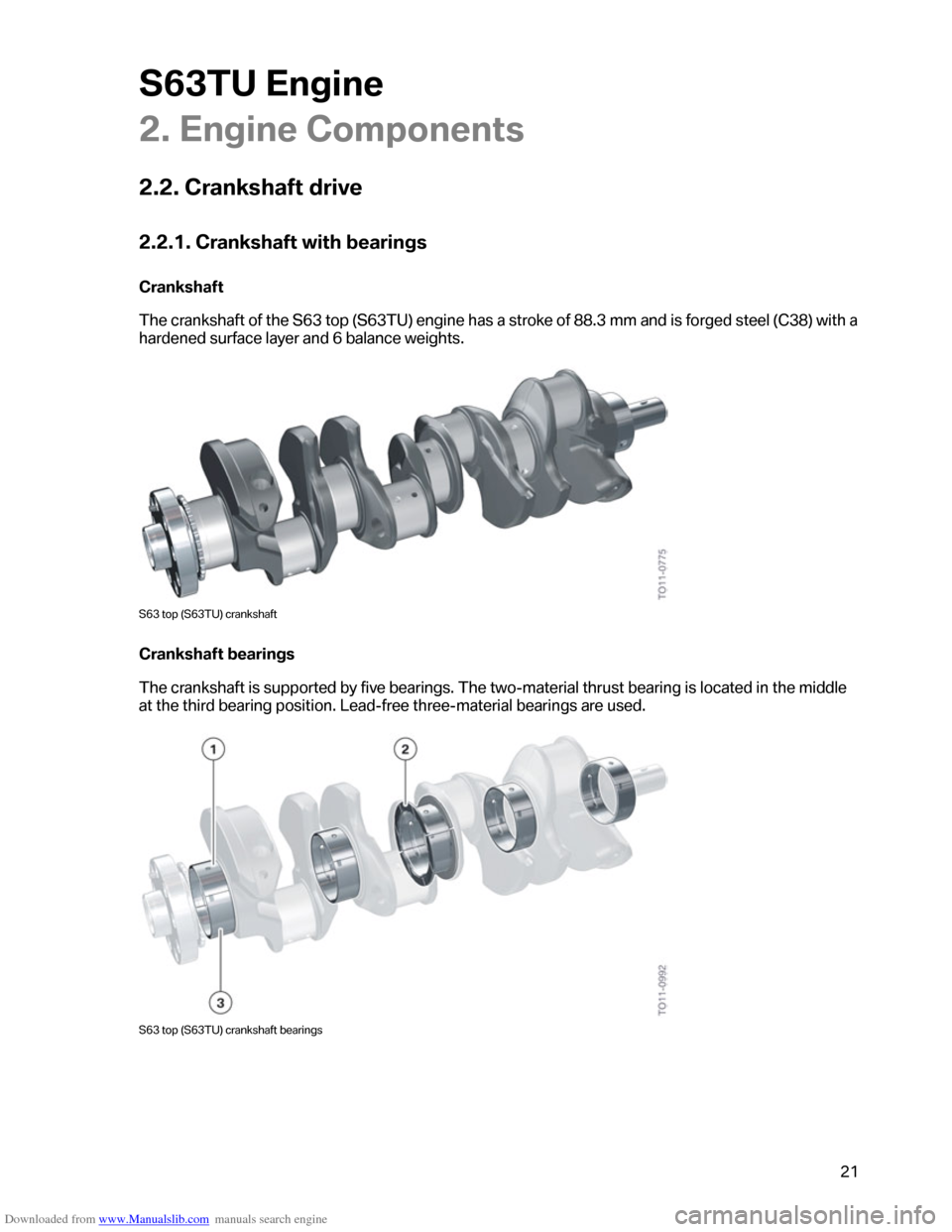 BMW M6 2012 F12 S63TU Engine Technical Training Manual Downloaded from www.Manualslib.com manuals search engine �������	�
���
�
�+���	�
���
�
��1�����
�
�
��"
�/�1
�+��+���1���
�$�"����������
�+��+��-���1���
�$�"��