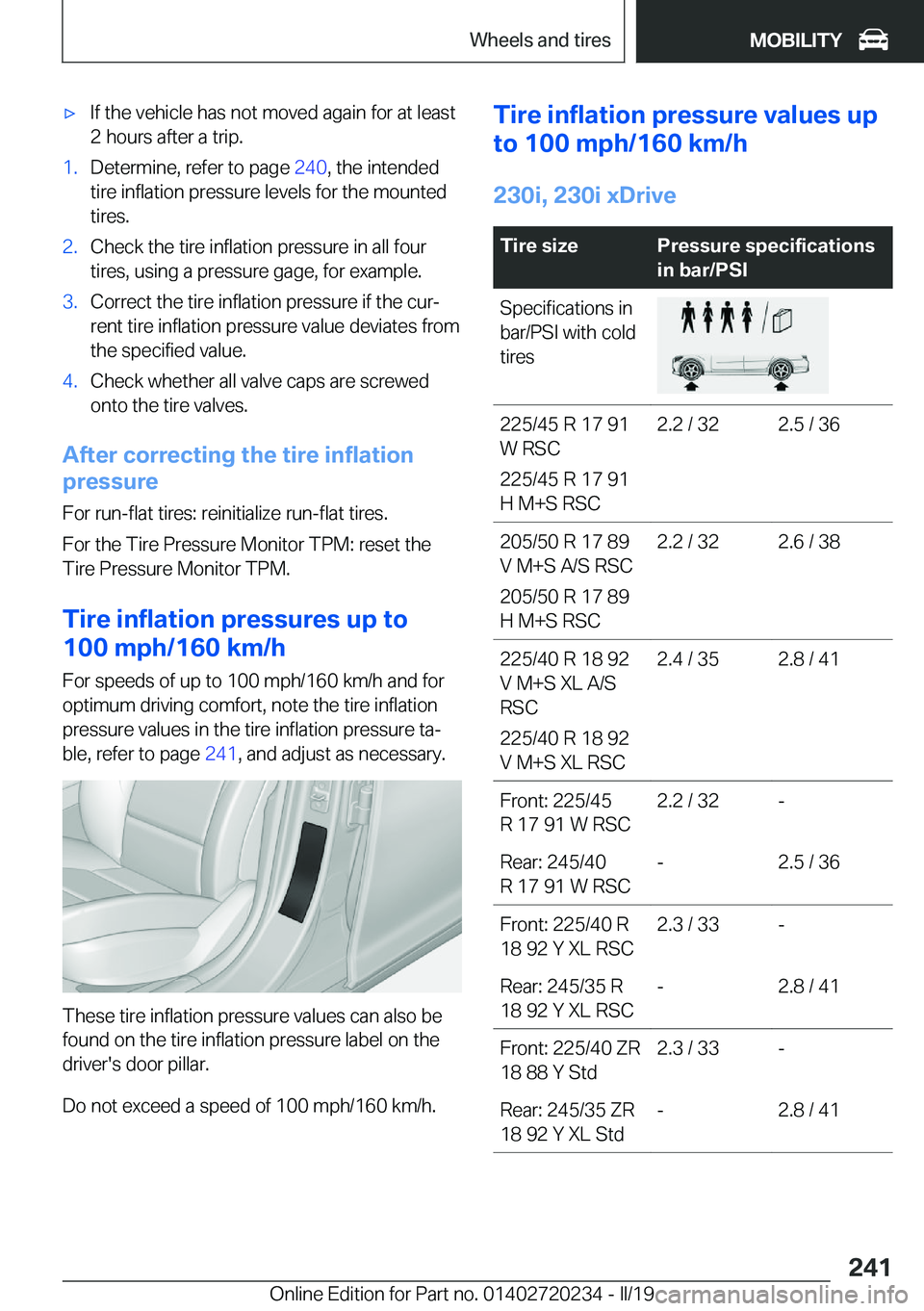 BMW 2 SERIES CONVERTIBLE 2020  Owners Manual 'x�I�f��t�h�e��v�e�h�i�c�l�e��h�a�s��n�o�t��m�o�v�e�d��a�g�a�i�n��f�o�r��a�t��l�e�a�s�t�2��h�o�u�r�s��a�f�t�e�r��a��t�r�i�p�.�1�.�D�e�t�e�r�m�i�n�e�,��r�e�f�e�r��t�o��p�a�g�e� �2�